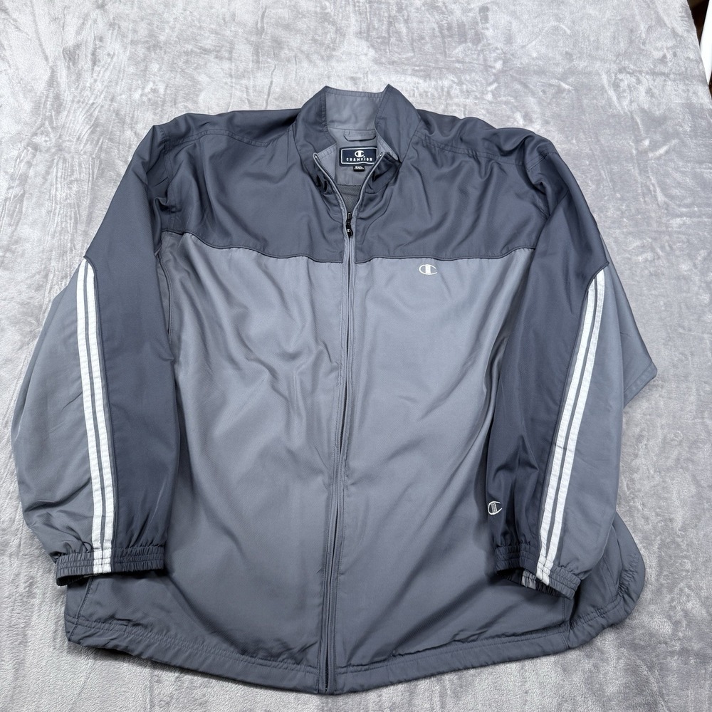 Champion Windbreaker‎ Jacket Mens 2XL Lightweight Phone pocket